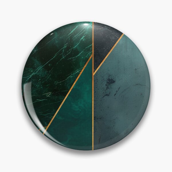 Item preview, Minimalist emerald green gold design – geometric marble texture designed and sold by CosmicGlyph.