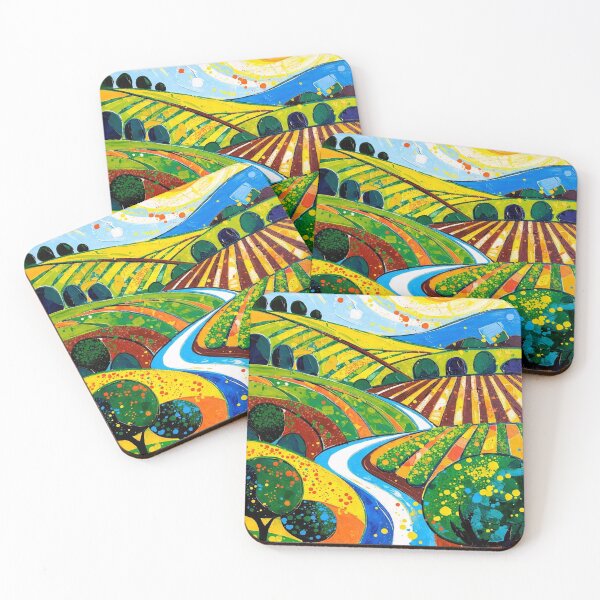 Item preview, French countryside abstract designed and sold by GasconyPassion.