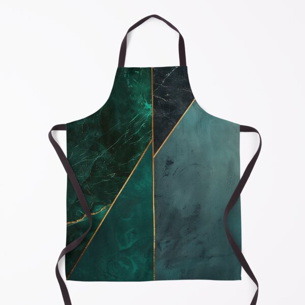 Item preview, Minimalist emerald green gold design – geometric marble texture designed and sold by CosmicGlyph.