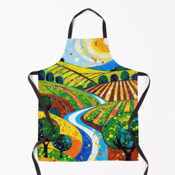Item preview, French countryside abstract designed and sold by GasconyPassion.