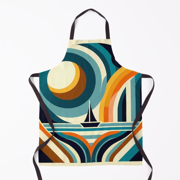Item preview, Geometric Sailboat Sunset designed and sold by InkSmithery.