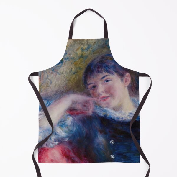 Item preview, The Dreamer by Pierre-Auguste Renoir: Impressionist Portrait Fine Art Print designed and sold by artofuniverse.