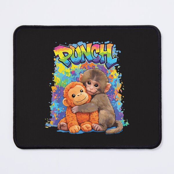 Item preview, Funny Baby Monkey Punch Cartoon Primate Humor Design designed and sold by kiralynstration.