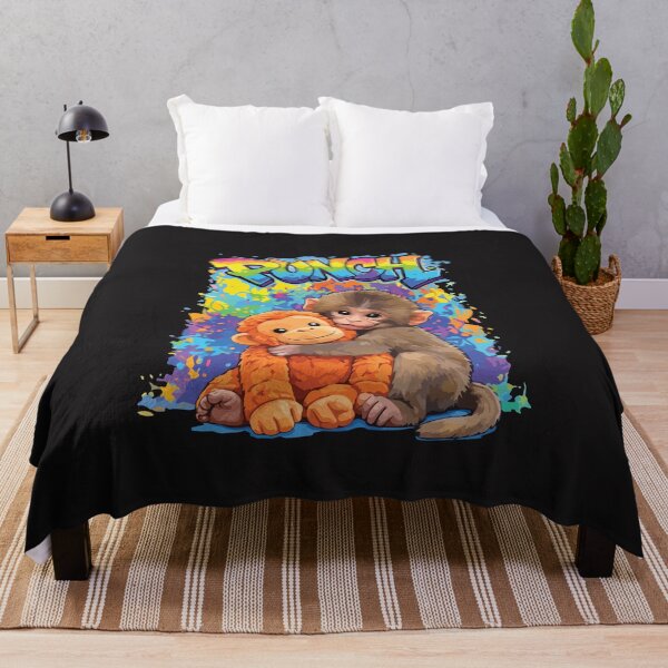 Item preview, Funny Baby Monkey Punch Cartoon Primate Humor Design designed and sold by kiralynstration.