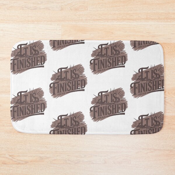 Item preview, It Is Finished Christian Cross Bible Verse Design designed and sold by HahaHandlesHub.
