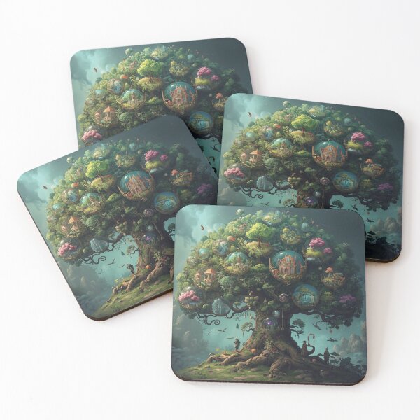 Item preview, Fantasy tree designed and sold by Fuzzle studio.