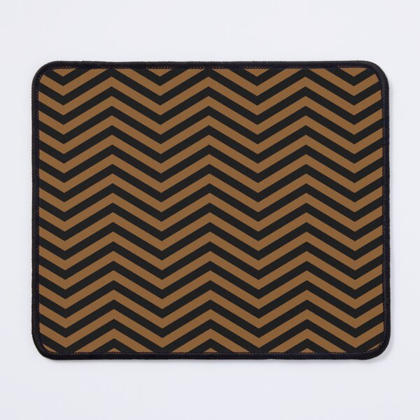 Item preview, Black And Bronze Chevron Zigzag Pattern designed and sold by pattern-archive.