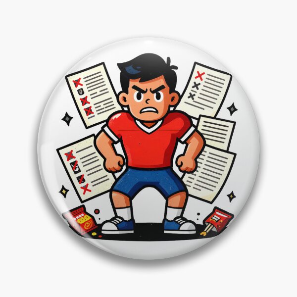 Item preview, Draft Day Disaster – Funny Fantasy Football Sticker designed and sold by AnimalAirtistry.