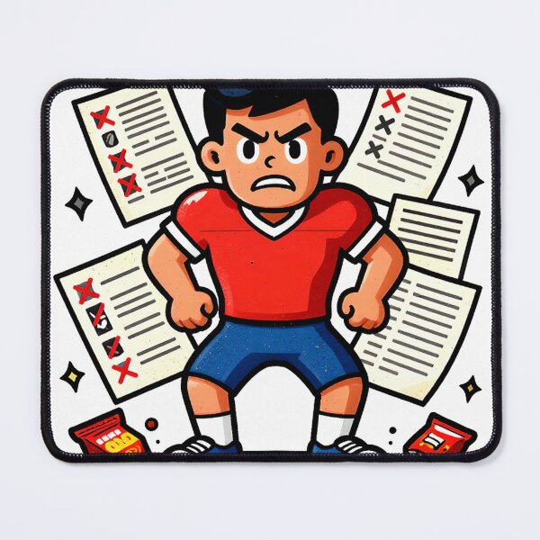 Item preview, Draft Day Disaster – Funny Fantasy Football Sticker designed and sold by AnimalAirtistry.