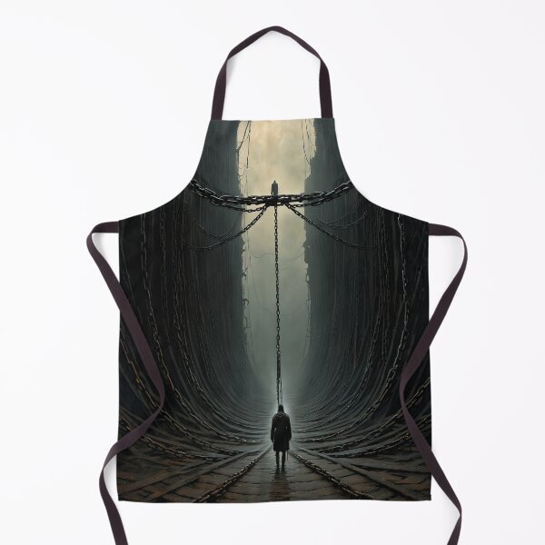 Item preview, Chain Bridge Pit — Dark Surrealism Art Print designed and sold by ReliquiaeArt.