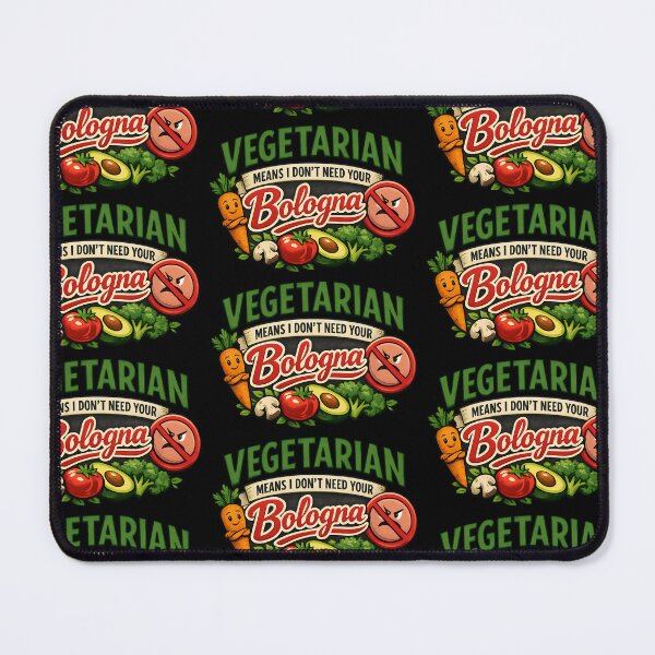 Item preview, Funny Vegetarian Bologna Joke Plant Based Humor Design designed and sold by TeeTimeTreasure.