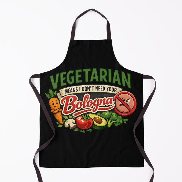 Item preview, Funny Vegetarian Bologna Joke Plant Based Humor Design designed and sold by TeeTimeTreasure.