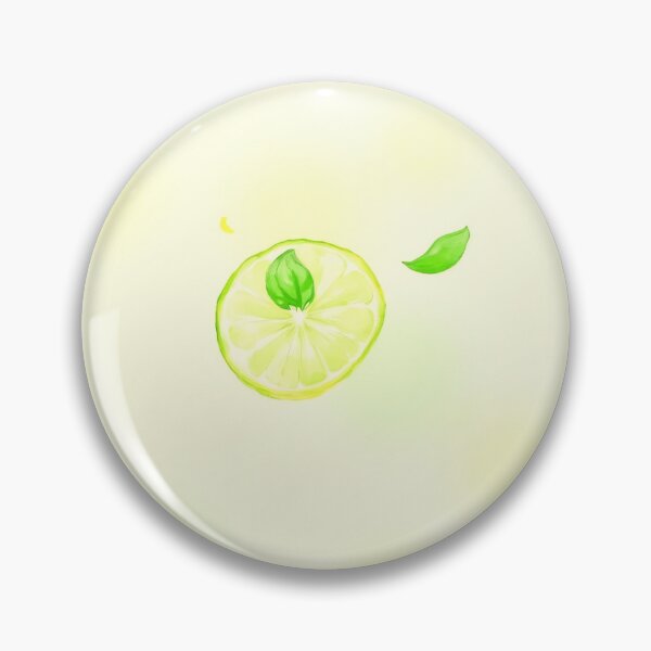 Item preview, Lime Slices Watercolor Pattern Green Citrus Art designed and sold by bosamji.