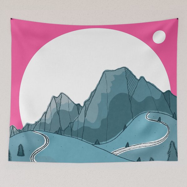 Item preview, White path hills designed and sold by Swadeillustrations.
