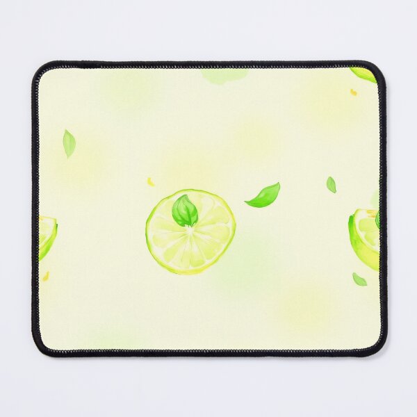 Item preview, Lime Slices Watercolor Pattern Green Citrus Art designed and sold by bosamji.