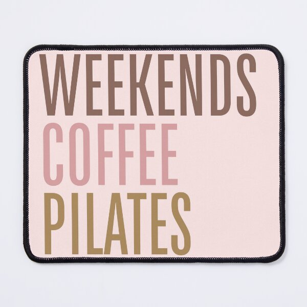 Item preview, Weekends Coffee Pilates  designed and sold by H3ll-Ash-Studio.