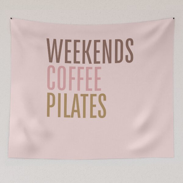 Item preview, Weekends Coffee Pilates  designed and sold by H3ll-Ash-Studio.