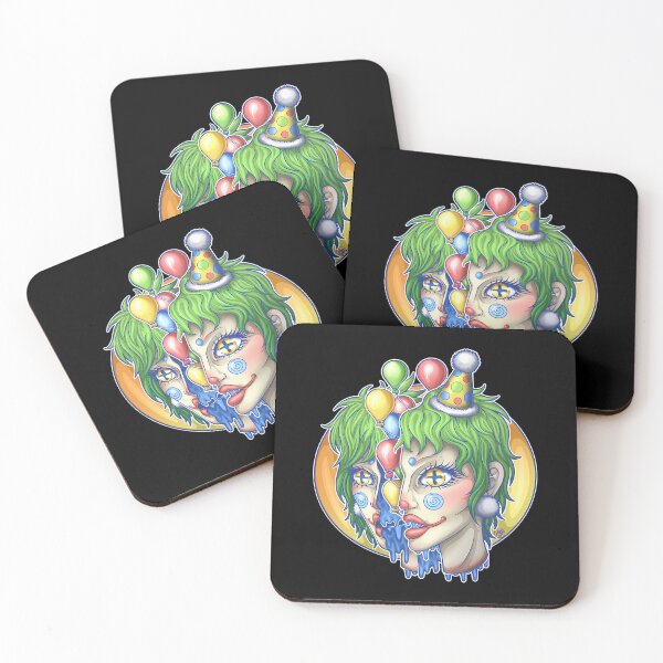 Item preview, Surreal Clowncore Aesthetic Portrait Art designed and sold by icbgllgpl.