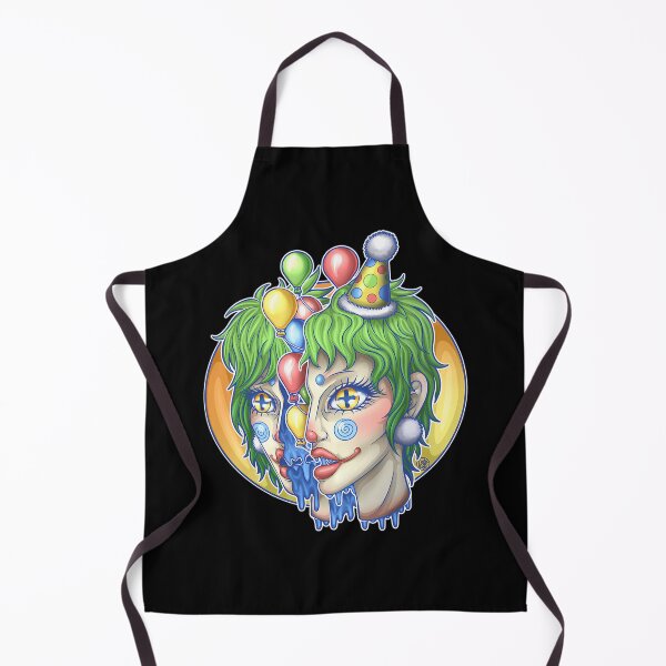 Item preview, Surreal Clowncore Aesthetic Portrait Art designed and sold by icbgllgpl.