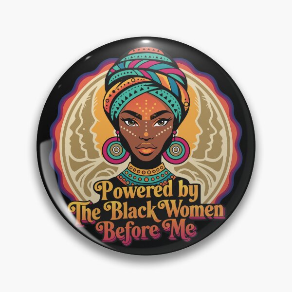 Item preview, Powered by The Black Women Before Me – Afrocentric Retro Empowerment Design designed and sold by TomoMadeIt.