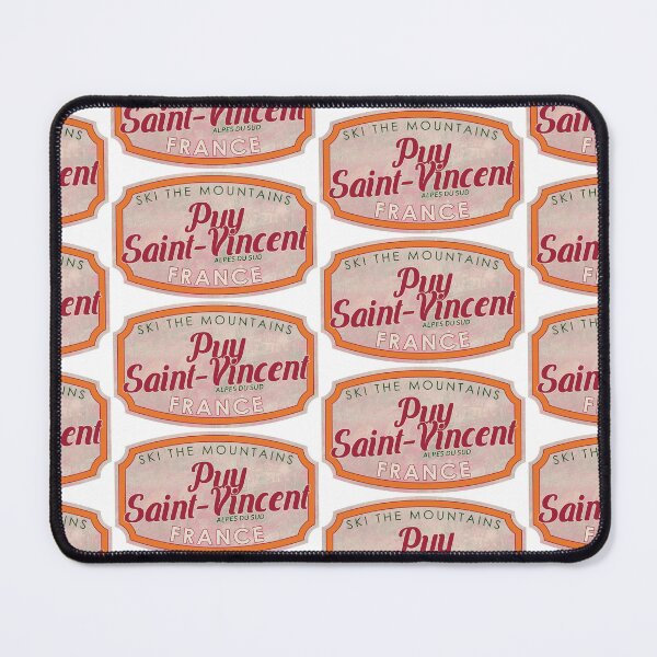Item preview, Puy-Saint-Vincent, France, Alpes du Sud, Ski, textured skiing badge designed and sold by Wanderful-roads.