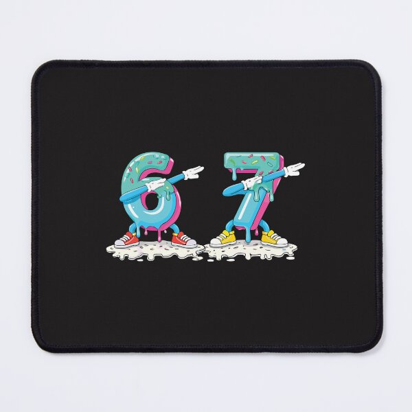 Item preview, Funny 6 7 Meme Six Seven Baseball Ice Cream Drip Humor Design designed and sold by kiralynstration.
