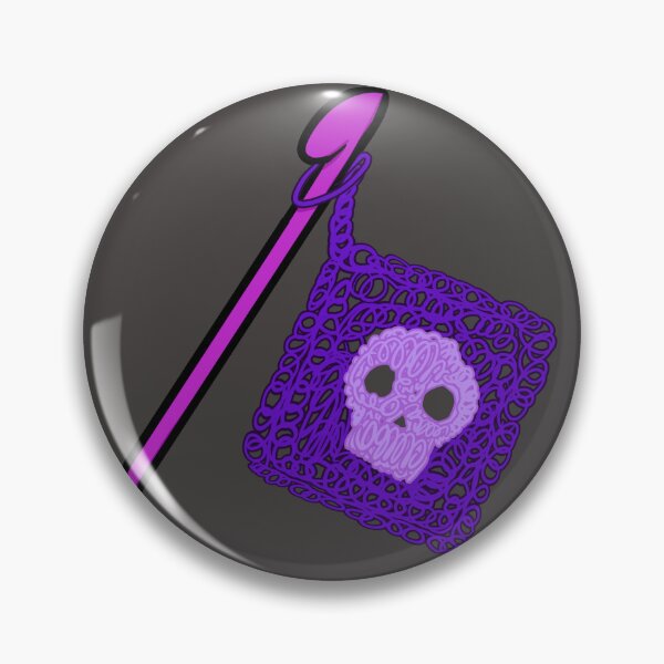Item preview, Crochet Granny skull designed and sold by Chaotic-Crochet.