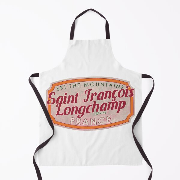 Item preview, Saint François Longchamp, France, Savoie, Ski, textured skiing badge designed and sold by Wanderful-roads.
