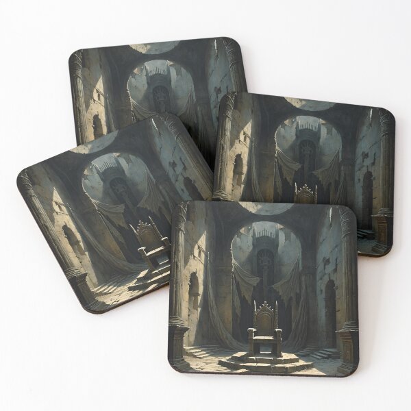 Item preview, Empty Throne — Dark Surrealism Art Print designed and sold by ReliquiaeArt.