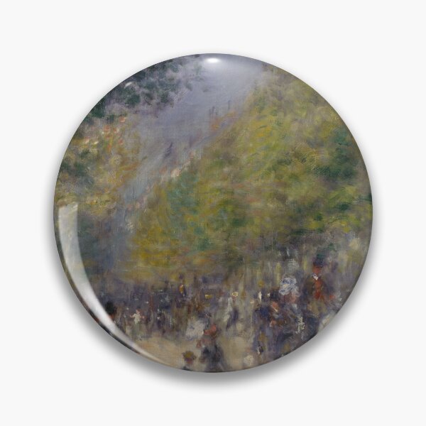 Item preview, The Grands Boulevards by Pierre-Auguste Renoir: Paris Impressionist Street Scene designed and sold by artofuniverse.