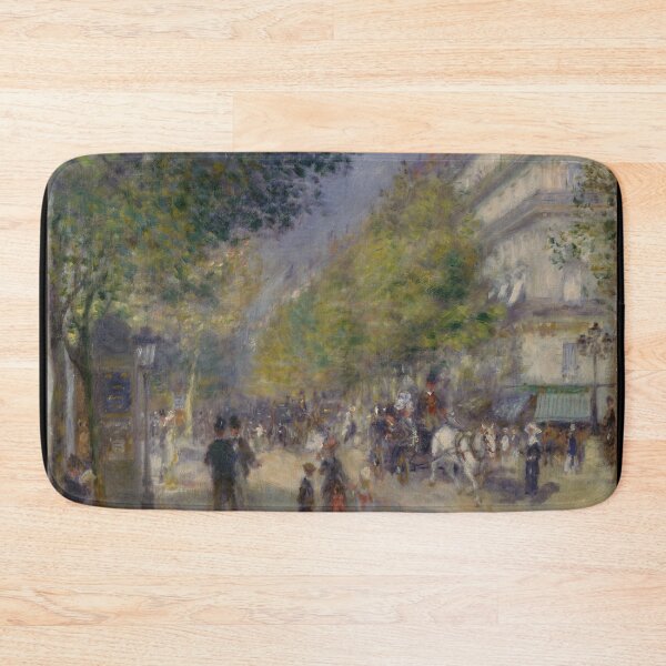 Item preview, The Grands Boulevards by Pierre-Auguste Renoir: Paris Impressionist Street Scene designed and sold by artofuniverse.
