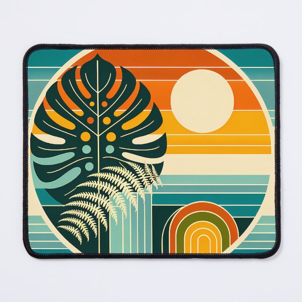 Item preview, Abstract Botanical Sun and Monstera designed and sold by InkSmithery.