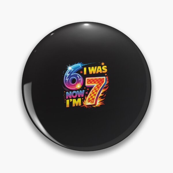 Item preview, I Was 6 Now I'm 7 Funny 7th Birthday Boy Party Humor Design designed and sold by kiralynstration.