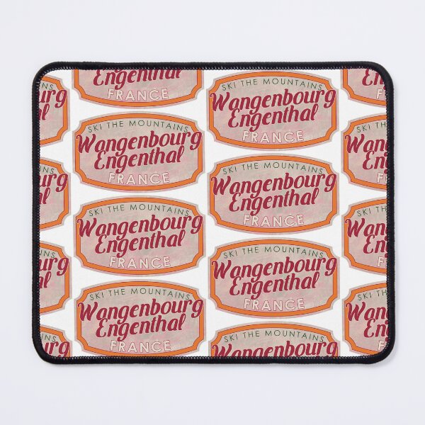 Item preview, Wangenbourg-Engenthal, France, Bas-Rhin, Ski, textured skiing badge designed and sold by Wanderful-roads.