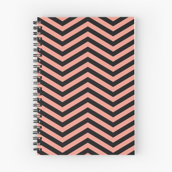 Item preview, Black And Coral Chevron Zigzag Pattern designed and sold by pattern-archive.