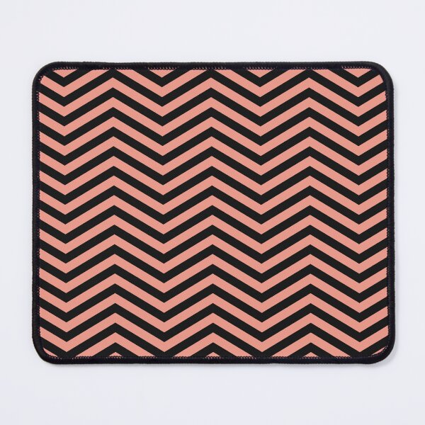 Item preview, Black And Coral Chevron Zigzag Pattern designed and sold by pattern-archive.