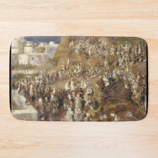 Item preview, The Mosque by Pierre-Auguste Renoir: Sunlit Mediterranean Festival Print designed and sold by artofuniverse.