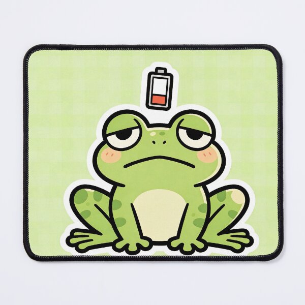 Item preview, Social Battery Low Frog designed and sold by Linnea-Arts.