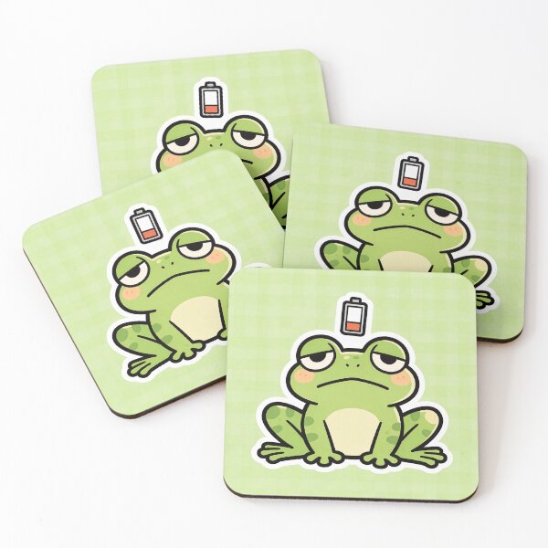 Item preview, Social Battery Low Frog designed and sold by Linnea-Arts.