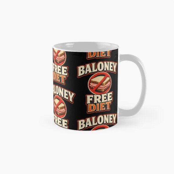 Item preview, Baloney Free Diet Funny Vegan Vegetarian Humor Design designed and sold by TeeTimeTreasure.