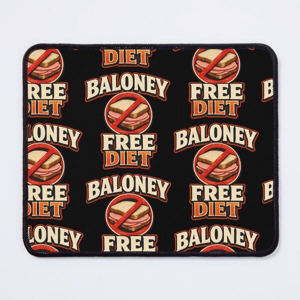 Item preview, Baloney Free Diet Funny Vegan Vegetarian Humor Design designed and sold by TeeTimeTreasure.