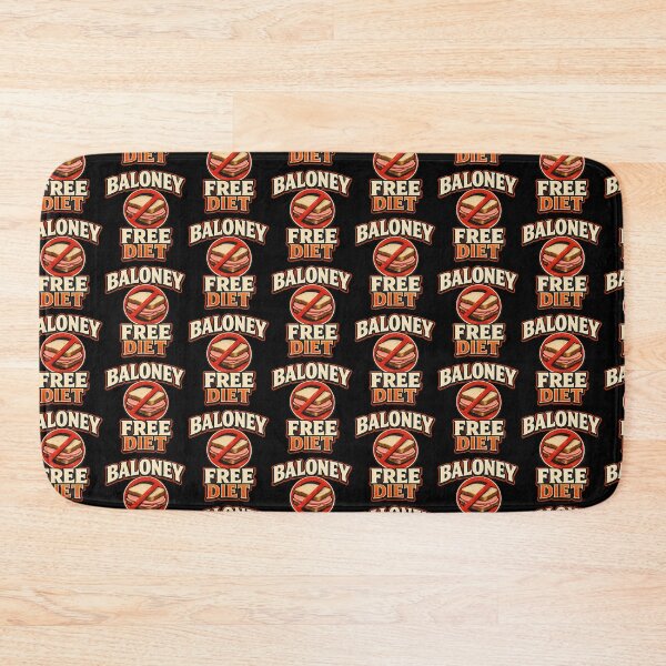 Item preview, Baloney Free Diet Funny Vegan Vegetarian Humor Design designed and sold by TeeTimeTreasure.