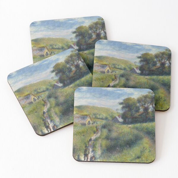 Item preview, The Mussel Harvest by Pierre-Auguste Renoir: Impressionist countryside wall art designed and sold by artofuniverse.
