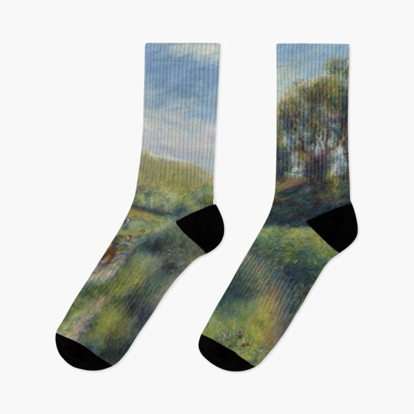 Item preview, The Mussel Harvest by Pierre-Auguste Renoir: Impressionist countryside wall art designed and sold by artofuniverse.