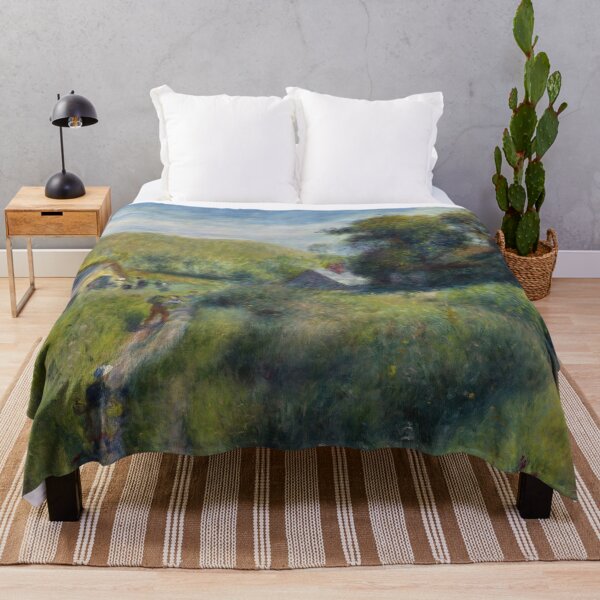 Item preview, The Mussel Harvest by Pierre-Auguste Renoir: Impressionist countryside wall art designed and sold by artofuniverse.
