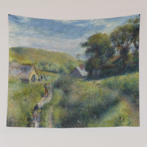Item preview, The Mussel Harvest by Pierre-Auguste Renoir: Impressionist countryside wall art designed and sold by artofuniverse.