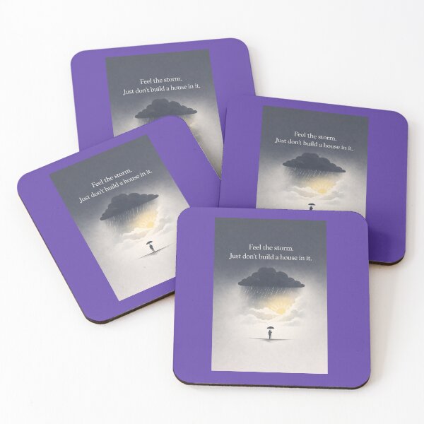 Artikelvorschau, Kopie von Kopie von Feel the Storm Let It Pass entworfen und verkauft von BalancedTruth.