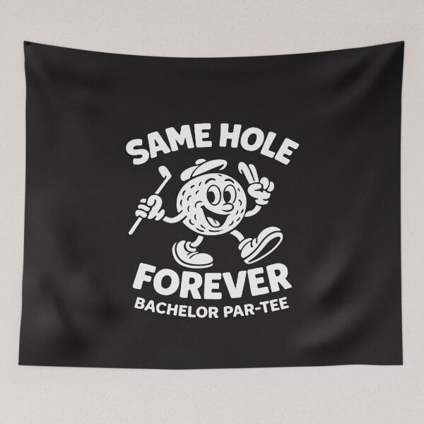 Item preview, Same Hole Forever Golf Bachelor Party Funny Groom Squad Design designed and sold by kiralynstration.