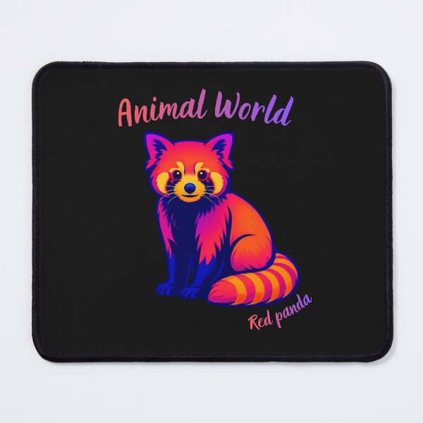 Item preview, Animal World: Red Panda – Cute Colorful Wildlife Illustration designed and sold by GigaFactory.