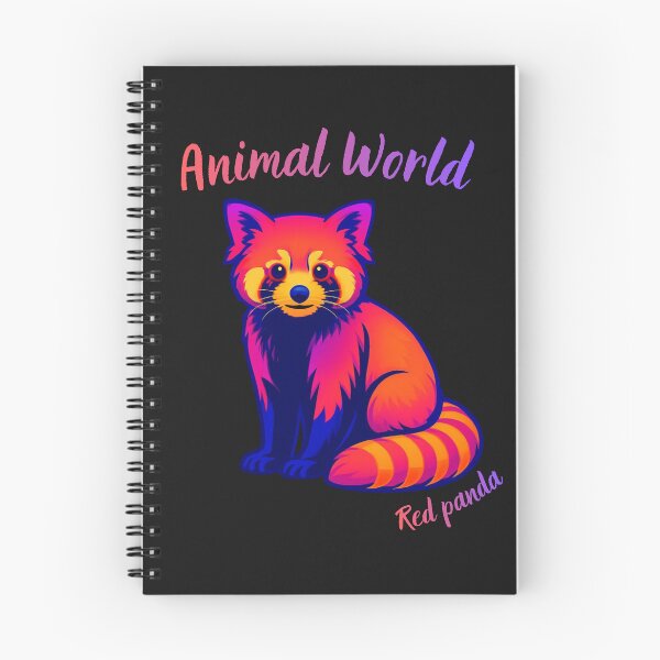 Item preview, Animal World: Red Panda – Cute Colorful Wildlife Illustration designed and sold by GigaFactory.